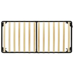 Berkfield Home Bed Frame without Mattress Black Metal 100x200 cm - thumbnail 5