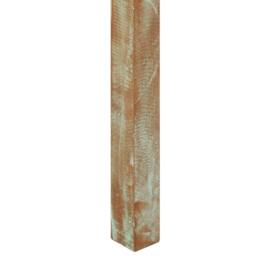 Berkfield Home Table Dining Table 82x80x76 cm Solid Reclaimed Wood - Size: 82 x 80 x 76 cm - thumbnail 6