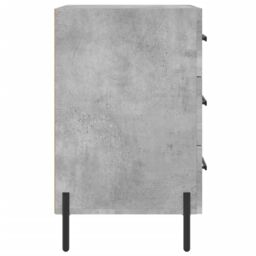 Berkfield Home Bedside Cabinet Concrete Grey 40x40x66 cm Engineered Wood - Size: 40 x 40 x 66 cm - thumbnail 6
