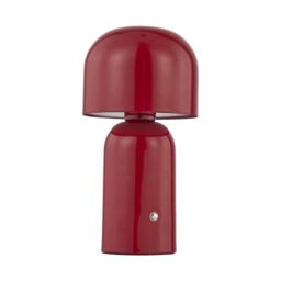 First Choice Lighting Christina - Red LED Rechargeable Touch Table Lamps Twin Pack - thumbnail 2