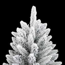 Berkfield Home Artificial Christmas Tree with 150 LEDs White 63 x 63 x 150 cm - thumbnail 9