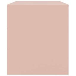 Berkfield Home TV Cabinet Pink 99x39x44 cm Steel - Size: 99 x 39 x 44 cm - thumbnail 8