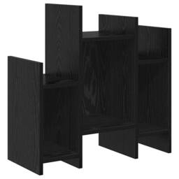 Berkfield Home Side Cabinet Black oak 60 x 26 x 60 cm Engineered wood - thumbnail 3