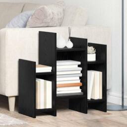 Berkfield Home Side Cabinet Black oak 60 x 26 x 60 cm Engineered wood - thumbnail 2