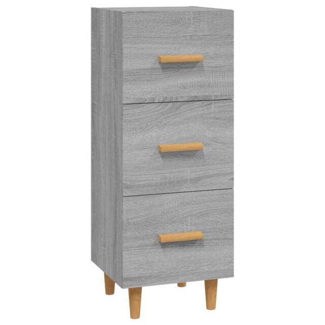 Berkfield Home Sideboard Grey Sonoma 34.5x34x90 cm Engineered Wood - image 1