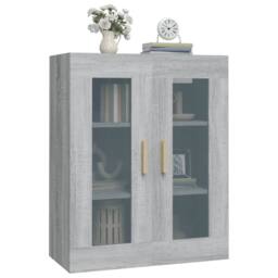 Berkfield Home Hanging Wall Cabinet Grey Sonoma 69.5x34x90 cm - thumbnail 6