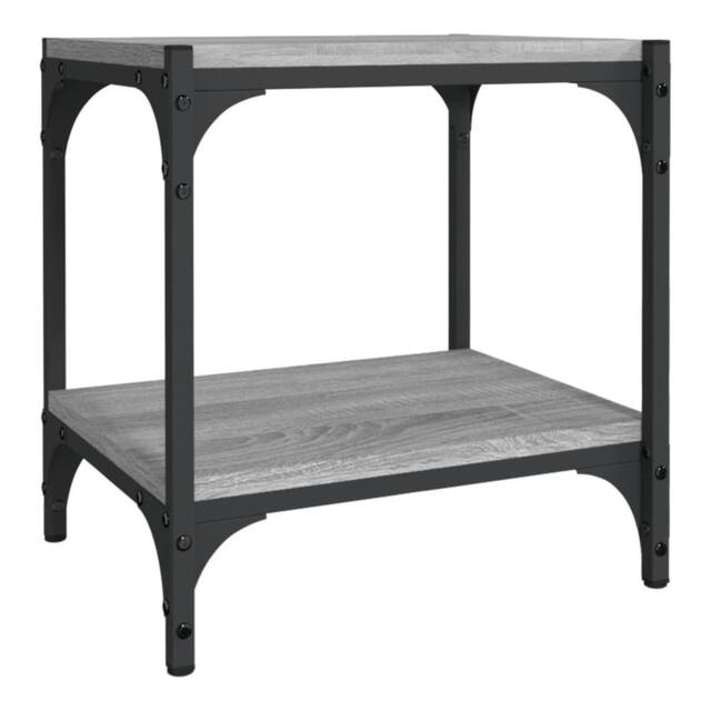 Berkfield Home TV Cabinet Grey Sonoma 40x33x41 cm Engineered Wood & Steel - Size: 40 x 33 x 41 cm - image 1