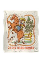 Steven Rhodes On My High Horse Silky Touch Super Soft Throw Blanket - Size: Large - thumbnail 1