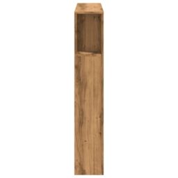 Berkfield Home LED Headboard Artisan Oak 100x18.5x103.5 cm Engineered Wood in Brown - thumbnail 7