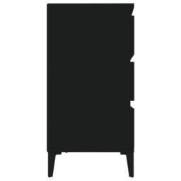 Berkfield Home Sideboard Black 60x35x70 cm Engineered Wood - Size: 60 x 35 x 70 cm - thumbnail 6