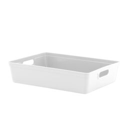 simpa 6L Plastic Studio Organiser Trays with Handles - Set of 6 in White - thumbnail 2