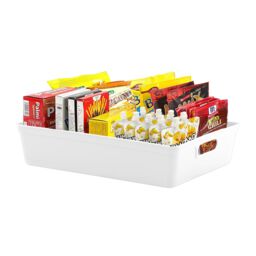 simpa 6L Plastic Studio Organiser Trays with Handles - Set of 6 in White - thumbnail 3