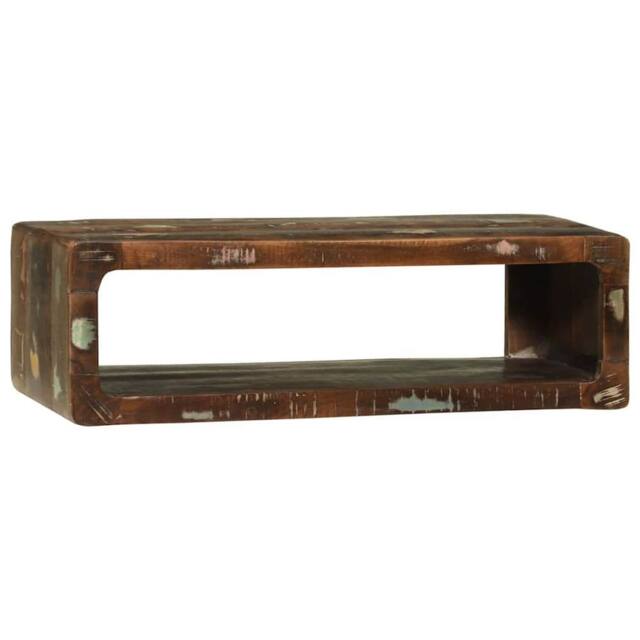 Berkfield Home TV Cabinet Multicolour 80x30x25 cm Solid Wood Reclaimed in Brown - Size: 80 x 30 x 25 cm - image 1
