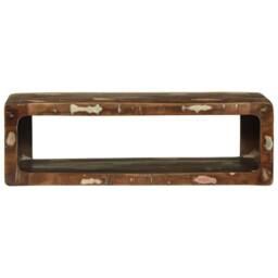 Berkfield Home TV Cabinet Multicolour 80x30x25 cm Solid Wood Reclaimed in Brown - Size: 80 x 30 x 25 cm - thumbnail 3