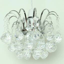 SPETLEK Ceiling Pendant Light Shade Clear Acrylic Ball - thumbnail 2