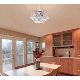 SPETLEK Ceiling Pendant Light Shade Clear Acrylic Ball - thumbnail 4