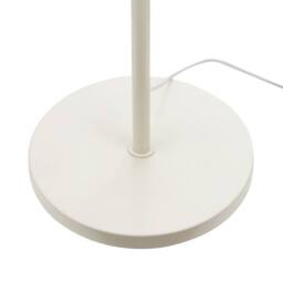 Happy Homewares Muted Dove Grey Scandinavian Designed Table Desk Lamp with Wooden Trim in Light Grey - thumbnail 5
