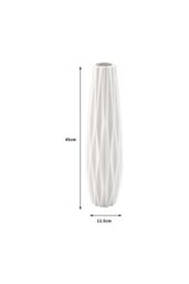 Living and Home 45cm H European Ceramic Sim Vase in White - thumbnail 6