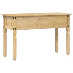 Berkfield Home Console Table Corona 115x46x73 cm Solid Wood Pine in Brown - Size: 115 x 46 x 73 cm - thumbnail 6