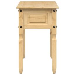 Berkfield Home Console Table Corona 115x46x73 cm Solid Wood Pine in Brown - Size: 115 x 46 x 73 cm - thumbnail 5
