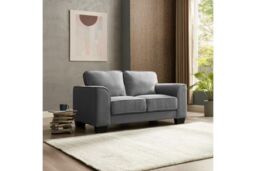 Home Detail Jada 2 Seater Sofa in Dark Grey - thumbnail 1