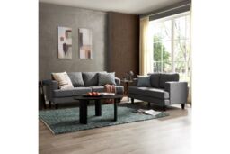 Home Detail Jada 2 Seater Sofa in Dark Grey - thumbnail 2