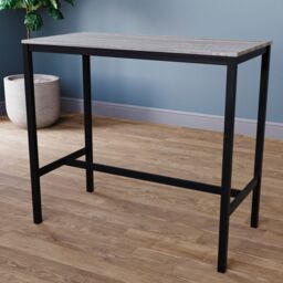 Home Discount Vida Designs Roslyn 2 Seater Bar Table Stools Kitchen Dining Furniture in Dark Grey - thumbnail 5