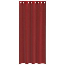Berkfield Home Voile Curtains with Grommets 2 pcs Wine Red - thumbnail 4