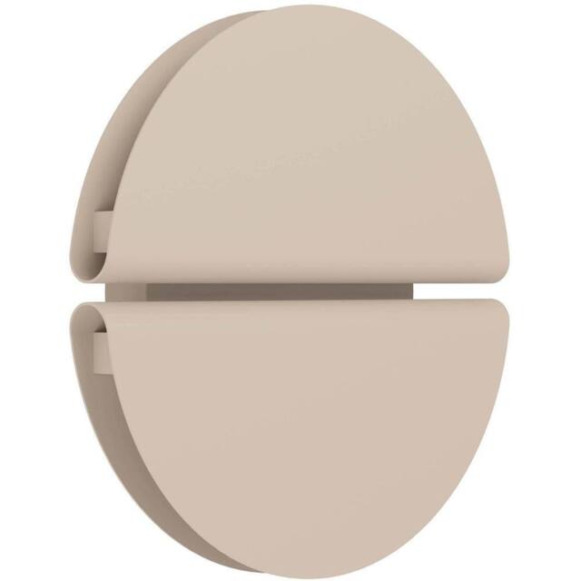 Loops Modern Sandy Finish LED Wall Light for Stylish Indoor Home Décor in Nude - image 1