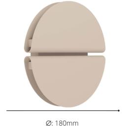 Loops Modern Sandy Finish LED Wall Light for Stylish Indoor Home Décor in Nude - thumbnail 4