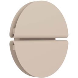 Loops Modern Sandy Finish LED Wall Light for Stylish Indoor Home Décor in Nude - thumbnail 1