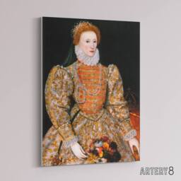 "Artery8 Elizabeth I Queen of England & Ireland Canvas Wall Art Print - Size: W18"" x H24""" - thumbnail 2