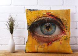 Warren Reed - Designer Ethereal Gaze Cushions - Size: 60 cm x 60 cm - thumbnail 2