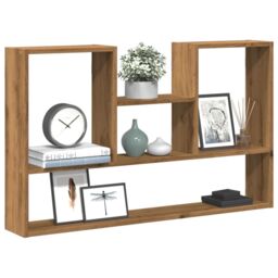 Berkfield Home Wall Shelf Artisian Oak 99x15x60 cm Engineered Wood in Brown - Size: 99 x 15 x 60 cm - thumbnail 1