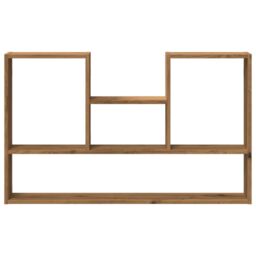 Berkfield Home Wall Shelf Artisian Oak 99x15x60 cm Engineered Wood in Brown - Size: 99 x 15 x 60 cm - thumbnail 4