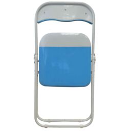 Harbour Housewares Coloured Padded Folding Chairs Pack of 2 in Blue - thumbnail 5