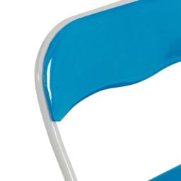 Harbour Housewares Coloured Padded Folding Chairs Pack of 2 in Blue - thumbnail 4