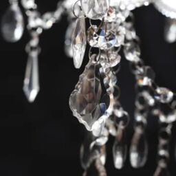 Berkfield Home Chandelier with 1600 Crystals in White - thumbnail 4