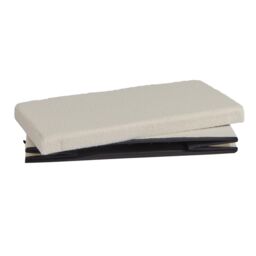 Home Source Folding Ottoman Chest Boucle Teddy Bear Fabric Solid Storage Box in Cream - thumbnail 6