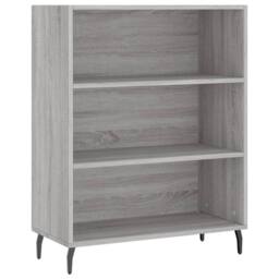 Berkfield Home Highboard Grey Sonoma 69.5x34x180 cm Engineered Wood - thumbnail 7