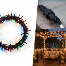 Pegdev LED String Lights RGBY Colour Changing IP65 Outdoor Garden 5m - thumbnail 4
