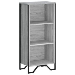 Berkfield Home Bookcase Grey Sonoma 50x31x106 cm Engineered Wood - Size: 50 x 31 x 106 cm - thumbnail 2