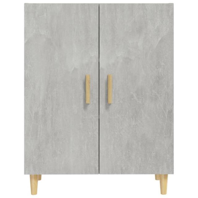 Berkfield Home Sideboard Concrete Grey 70x34x90 cm Engineered Wood - Size: 70 x 34 x 90 cm - image 1