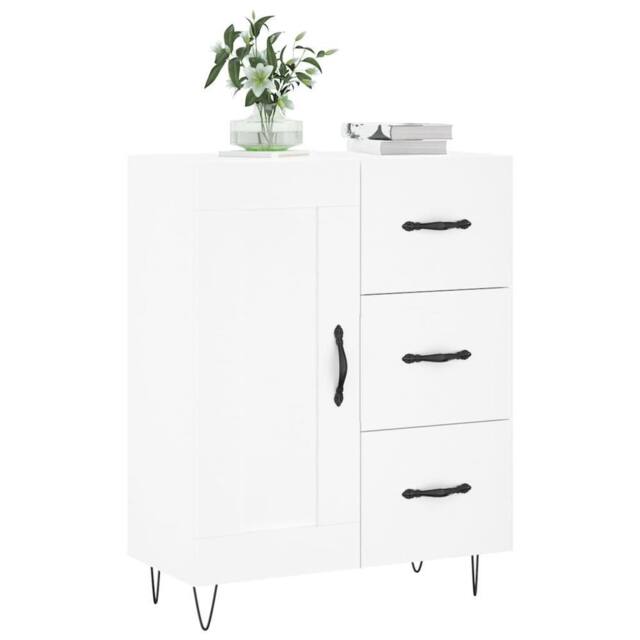Berkfield Home Sideboard White 69.5x34x90 cm Engineered Wood - image 1
