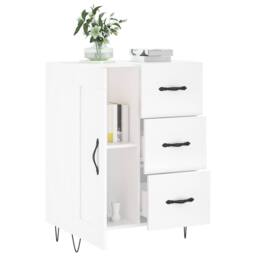 Berkfield Home Sideboard White 69.5x34x90 cm Engineered Wood - thumbnail 4