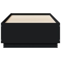 Berkfield Home Bed Frame with LED without Mattress Black 90x190 cm Single - thumbnail 6