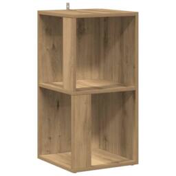 Berkfield Home Corner Cabinet Artisan Oak 33x33x67 cm Engineered Wood in Brown - Size: 33 x 33 x 67 cm - thumbnail 1