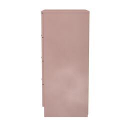 Ready Assembled 2 U Dover 4 Drawer Midi Chest (Ready Assembled) in Dusty Pink - thumbnail 3