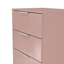 Ready Assembled 2 U Dover 4 Drawer Midi Chest (Ready Assembled) in Dusty Pink - thumbnail 5