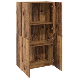 Berkfield Home Office Cabinet Old wood 60 x 32 x 115 cm Engineered wood - thumbnail 5